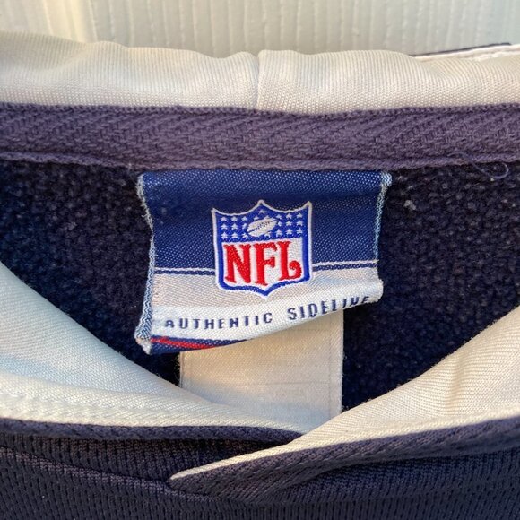 Dallas Cowboys NFL Authentic RBK Pullover Hoodie Sweatshirt Size L/XL - Picture 4 of 8